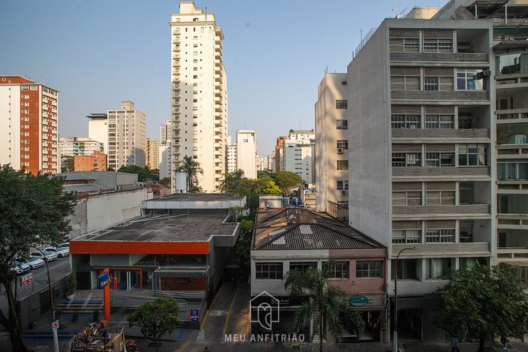 2 personas, TV y calefacción cerca de Av. Paulista