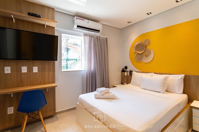 Air conditioning and minibar near Ibirapuera