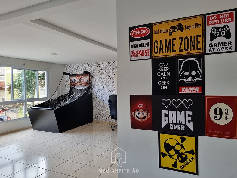 Apartamento decorado e aconchegante no Guarujá