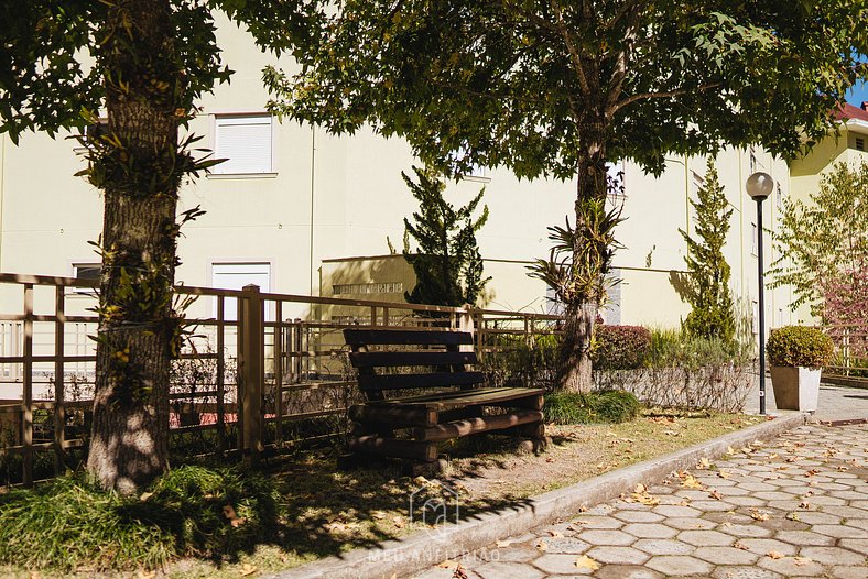 Apartment with fireplace near Morro do Elefante