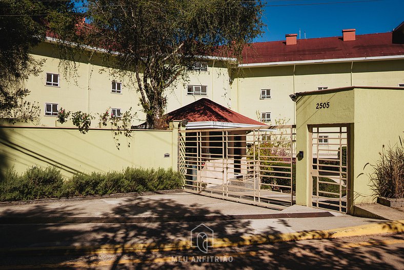 Apartment with fireplace near Morro do Elefante