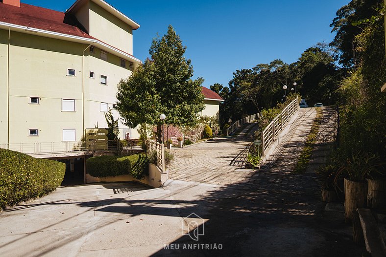 Apartment with fireplace near Morro do Elefante