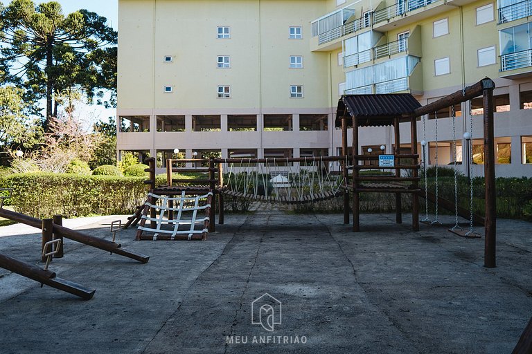 Apartment with fireplace near Morro do Elefante