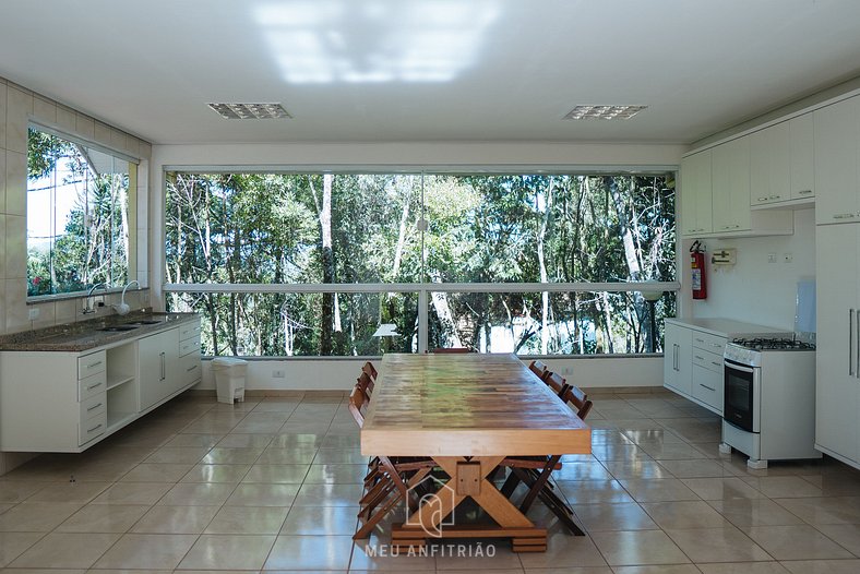 Apartment with fireplace near Morro do Elefante