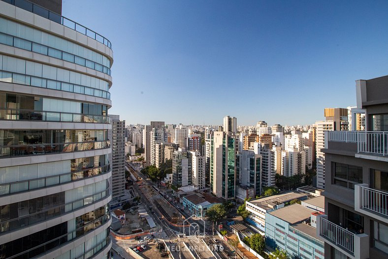 Apartment with full kitchen near Ibirapuera