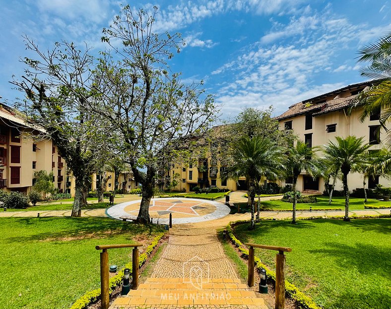 Apartment with pool and sea view in Caraguatatuba