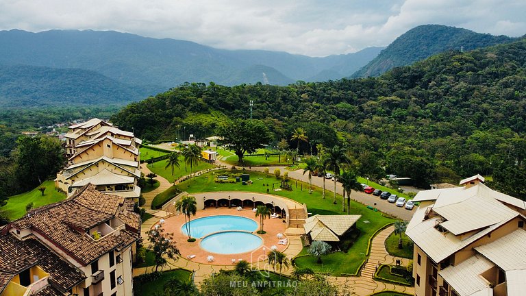 Apartment with pool and sea view in Caraguatatuba