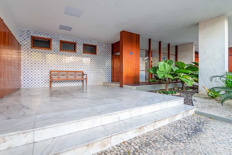 Apartment with TV and garage next to Ipanema beach