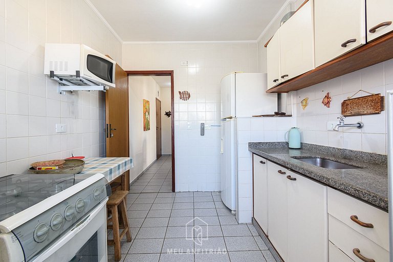 Apartment with washing machine near Praia Grande