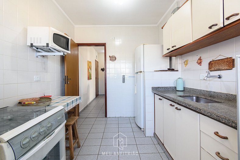 Apartment with washing machine near Praia Grande