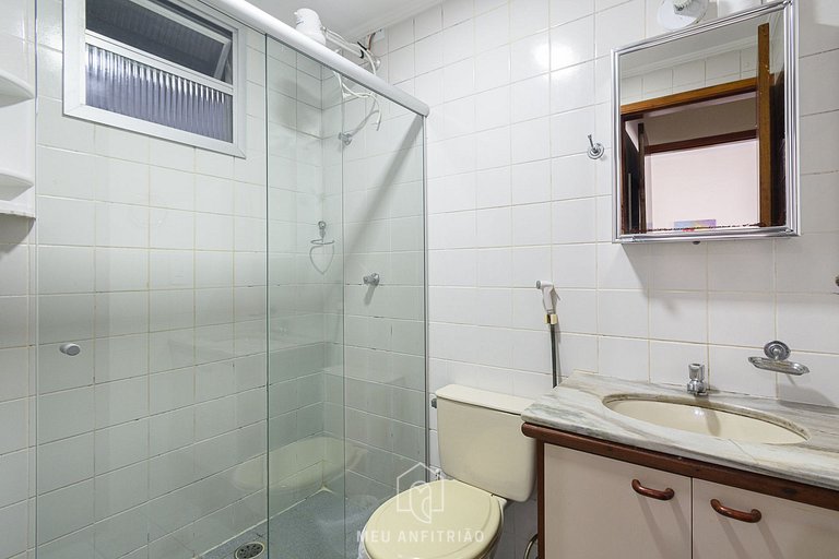 Apartment with washing machine near Praia Grande