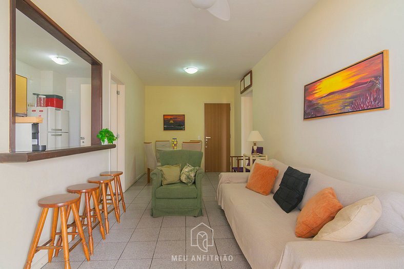 Beachfront apt with TV & WI-FI in Barra da Tijuca