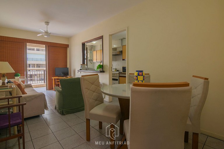 Beachfront apt with TV & WI-FI in Barra da Tijuca