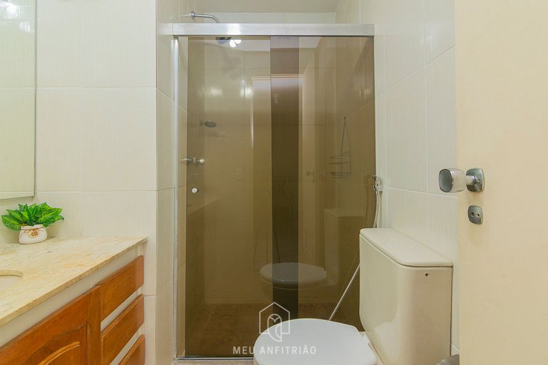 Beachfront apt with TV & WI-FI in Barra da Tijuca