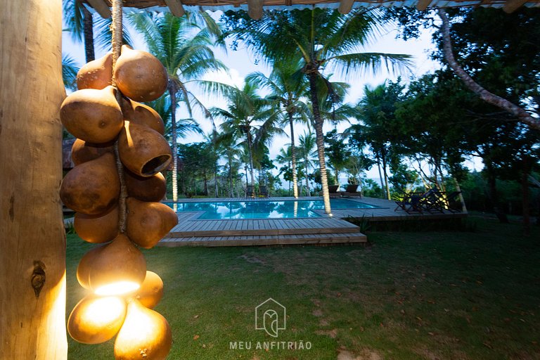 Casa com piscina e cervejeira perto da praia