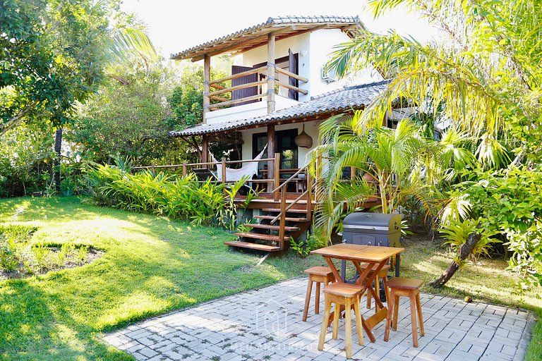 Casa com piscina e vista para a Praia do Espelho