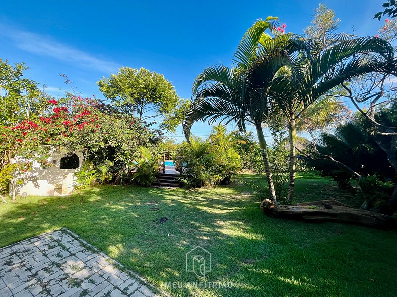 Casa com piscina e vista para a Praia do Espelho