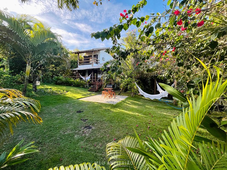 Casa com piscina e vista para a Praia do Espelho