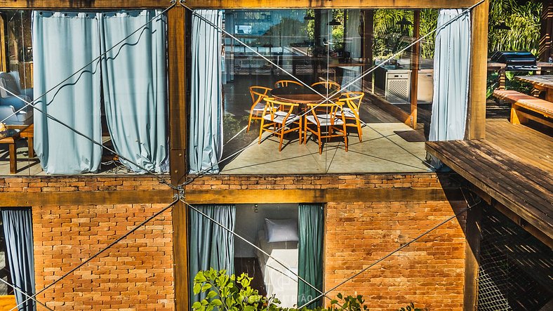 Casa de luxo com jacuzzi perto da Porto São Pedro