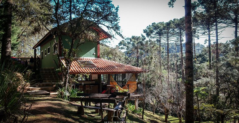 Chalet with fireplace and heater near Capivari