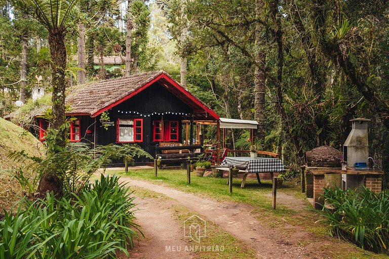 Chalet with heater near Ducha de Prata