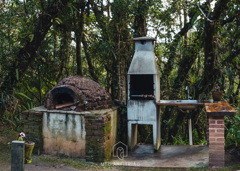 Chalet with heater near Ducha de Prata