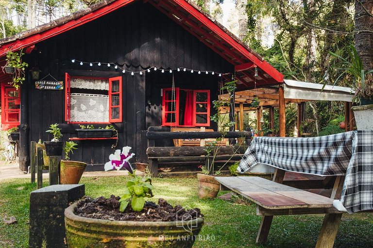 Chalet with heater near Ducha de Prata