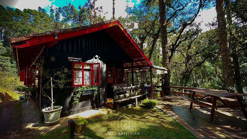 Chalet with heater near Ducha de Prata