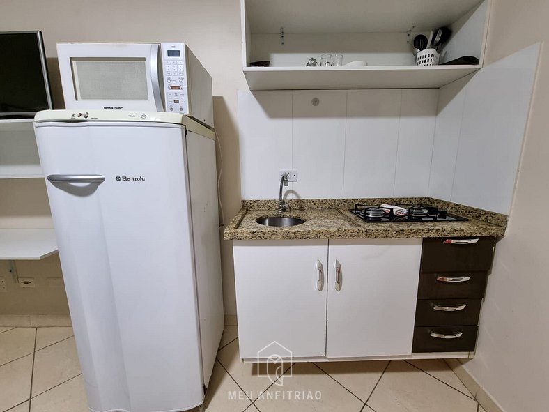 Comfortable suite with kitchen near Berrini Av.