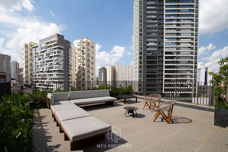 Duplex para 4 pessoas perto do metrô Vila Madalena