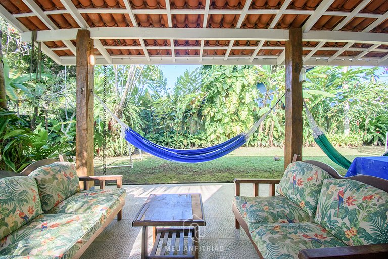 House with barbecue near Barra do Una beach