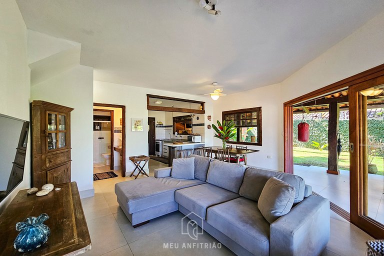 House with barbecue near Maresias beach