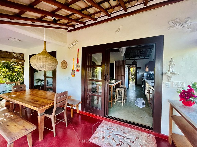 House with pool and view of Praia do Espelho