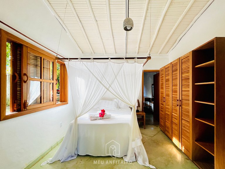 House with pool and view of Praia do Espelho