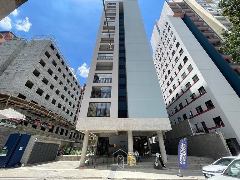 Kitchen, TV and leisure near Hospital Santa Casa