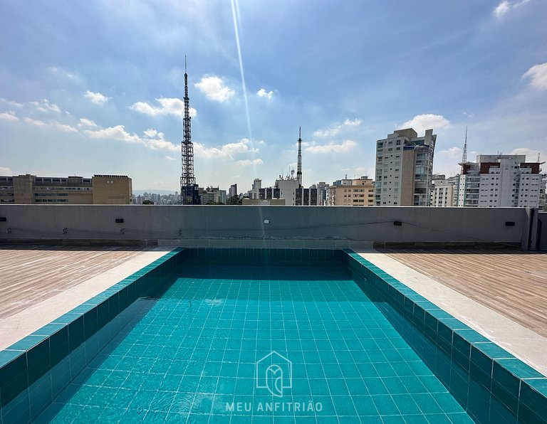 Large studio with sofa bed near Av. Paulista