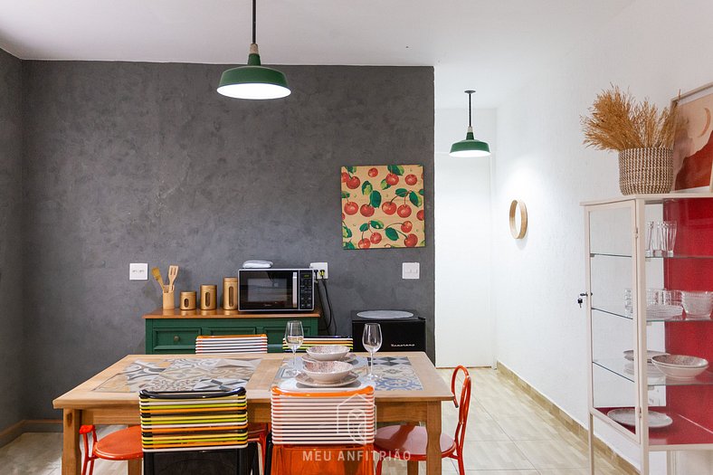 Loft for 4 people near Santa Cecília subway