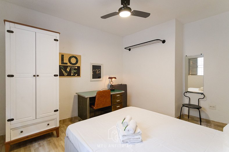 Loft for 4 people near Santa Cecília subway