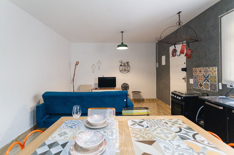 Loft for 4 people near Santa Cecília subway