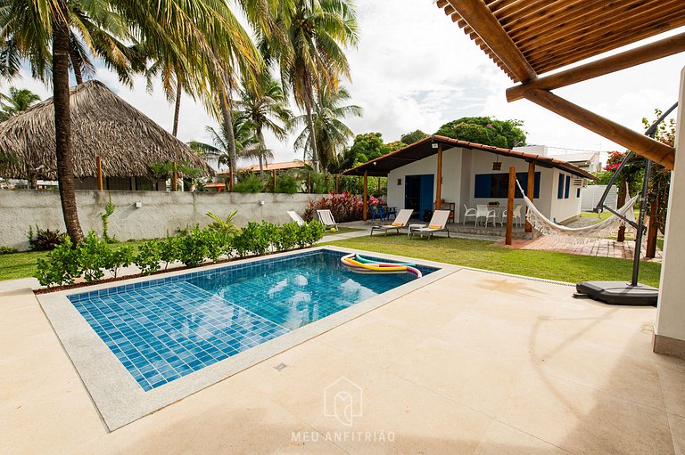 Maravilhosa casa pé na areia em Itamaracá