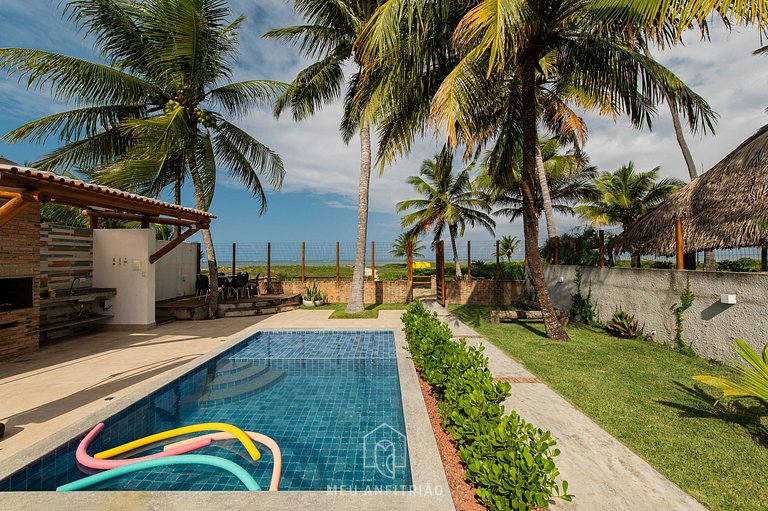 Maravilhosa casa pé na areia em Itamaracá