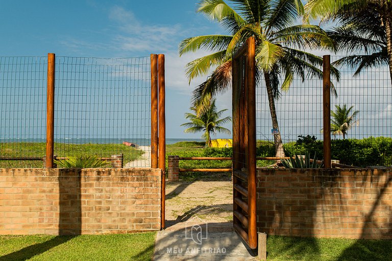 Maravilhosa casa pé na areia em Itamaracá