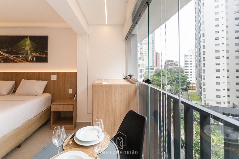 New, complete studio 50m from Vila Madalena subway