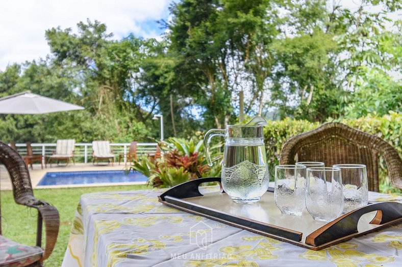 Ranch with pool & wood-fired sauna in Teresópolis