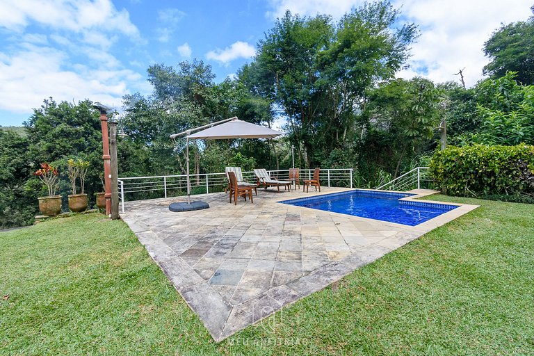 Ranch with pool & wood-fired sauna in Teresópolis