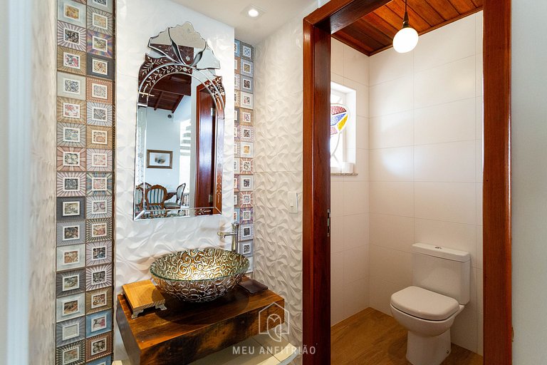 Rustic suite with Smart TV and views of Cantareira