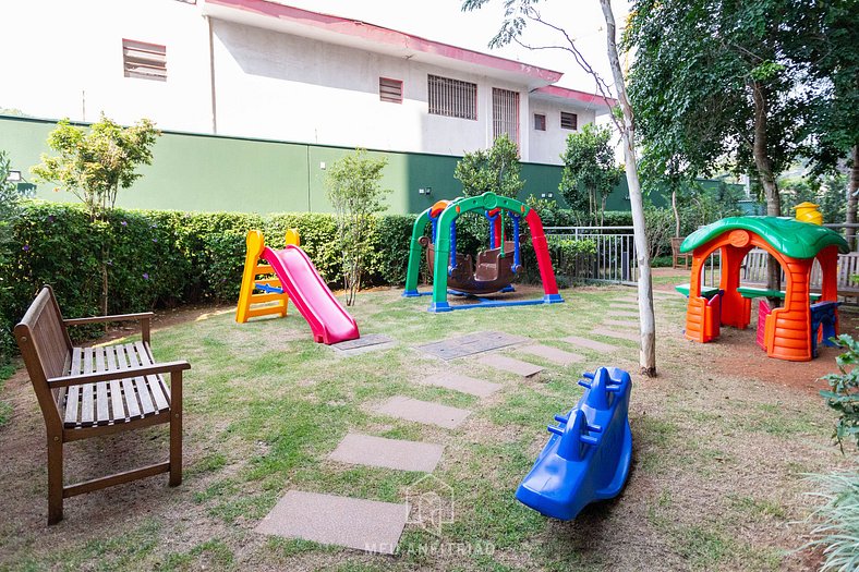 Spacious studio with TV near Butantã Institute