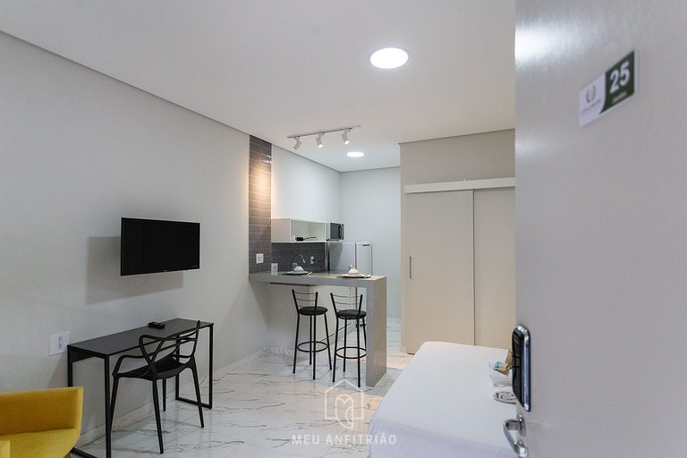 Spacious studio with TV near São Paulo Expo