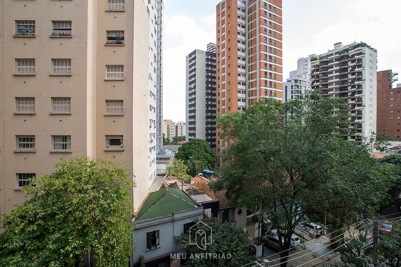 Studio com cozinha completa perto da Av. Paulista