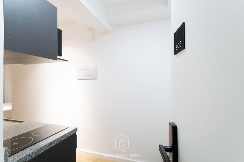 Studio w/ coffee maker and TV near Allianz Parque